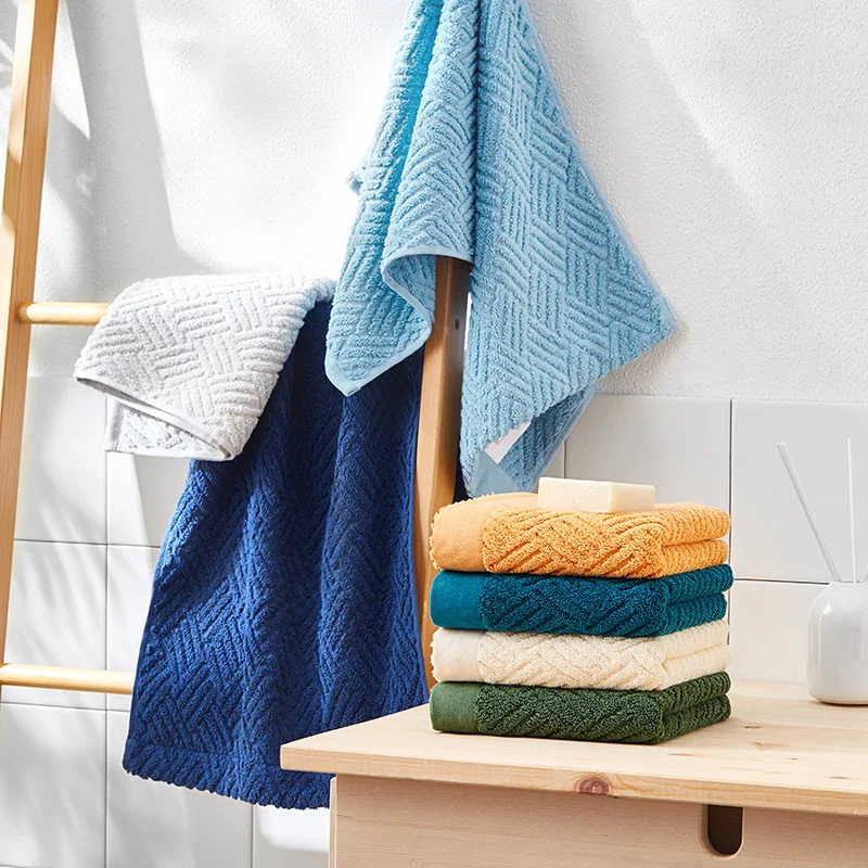 

3pcs 34*72cm Cotton Face Towel Set Absorbent Kitchen Napkin Bathroom Hand Towel Gym Sports Traveling Sauna Spa Wash Cloth T36