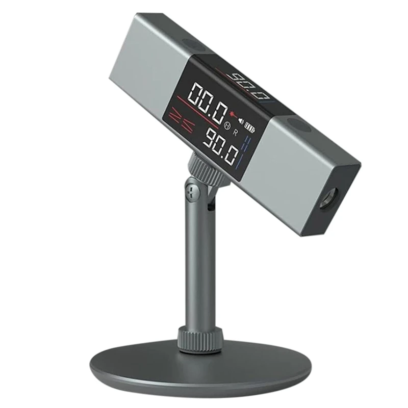 

Lasers Protractor Digital Inclinometer Angle Measure Lasers Ruler - With Bi-Directional Lasers Marking, Large Lcd Screen