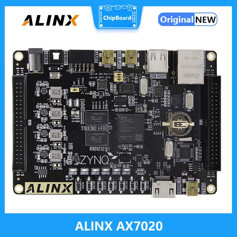 

ALINX AX7020: XILINX Zynq-7000 ARM SoC XC7Z020 FPGA Board 7000 7020 AI PYNQ Python