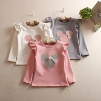girls long sleeved bottoming shirt cute embroidered childrens t shirt kids summer clothes fall boutique outfits baby girl