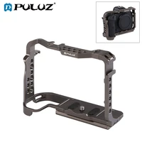 puluz video camera cage stabilizer for canon eos r5eos r6 sony a7 iii a7m3 a7r3 a7r iii gt