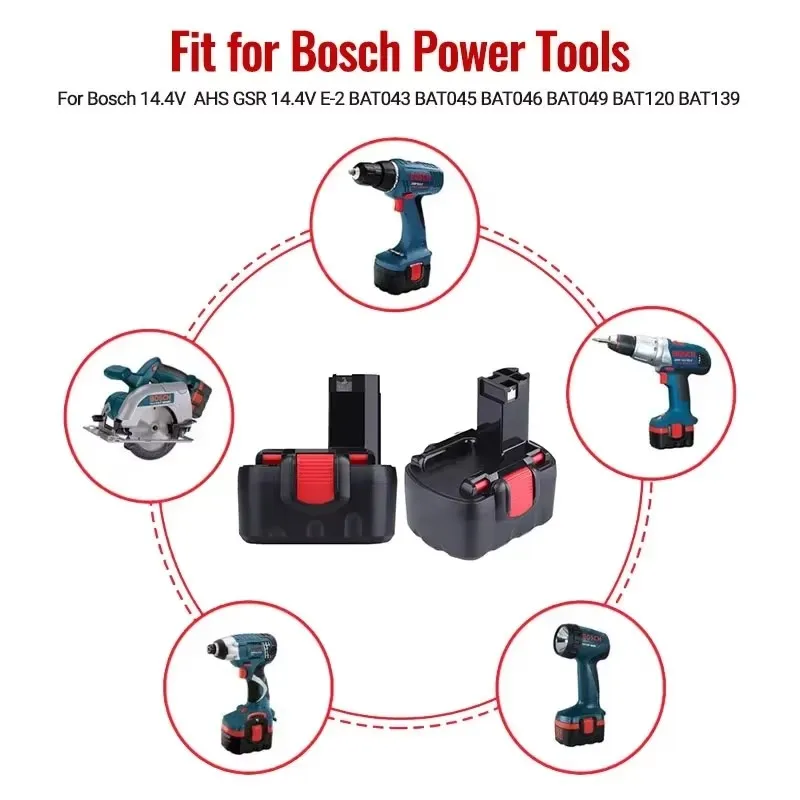 Аккумулятор Li-Ion Roza Cinnie 14 4В 12800 мАч для Bosch BAT038 BAT040 BAT140 BAT159 BAT041
