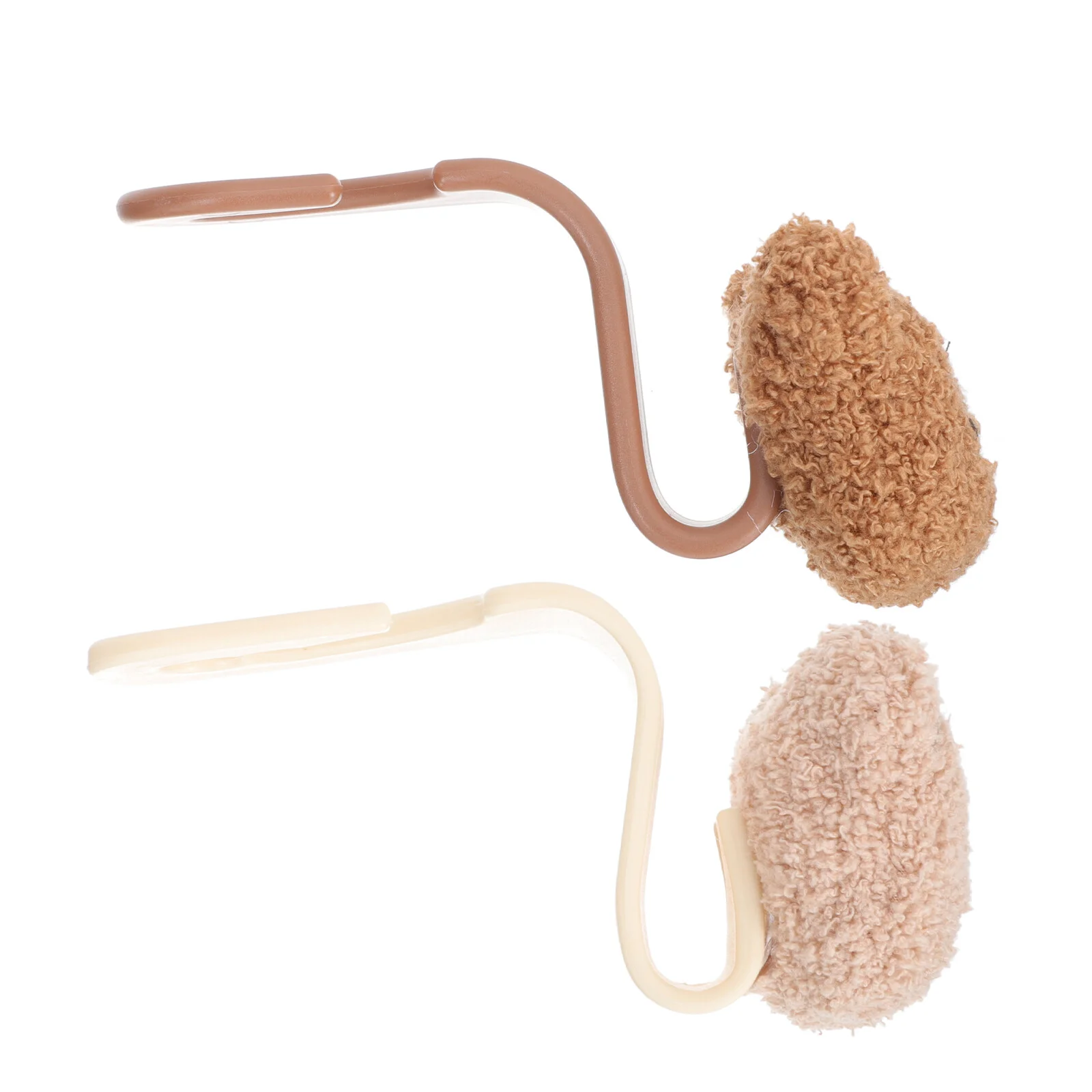 

2 Pcs Car Seat Back Hook Hanger Bike Hangers Hooks Organizer Headrest Storage Cartoon Auto Multi-functional
