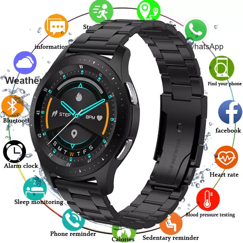 

Smart Watch Men Bluetooth Call Fitness Tracker Smartwatch Women IP67 Waterproof Blood Pressure WhatsApp Clock For Android IOS