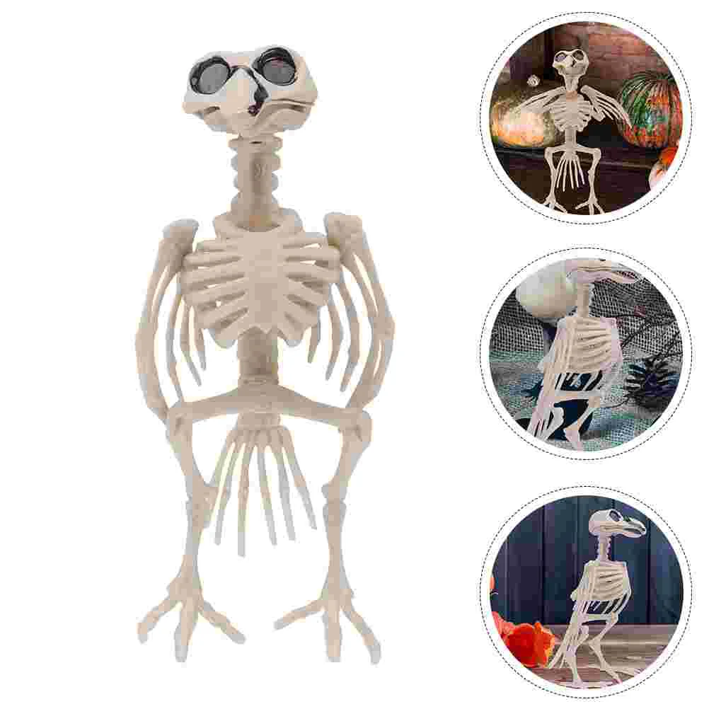 

2Pcs Halloween Crow Model Adornments Scene Layout Decor Props
