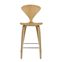 nordic solid wood bar stool chair tea shop cafe lounge bar chair curved wood bar stool bar chair