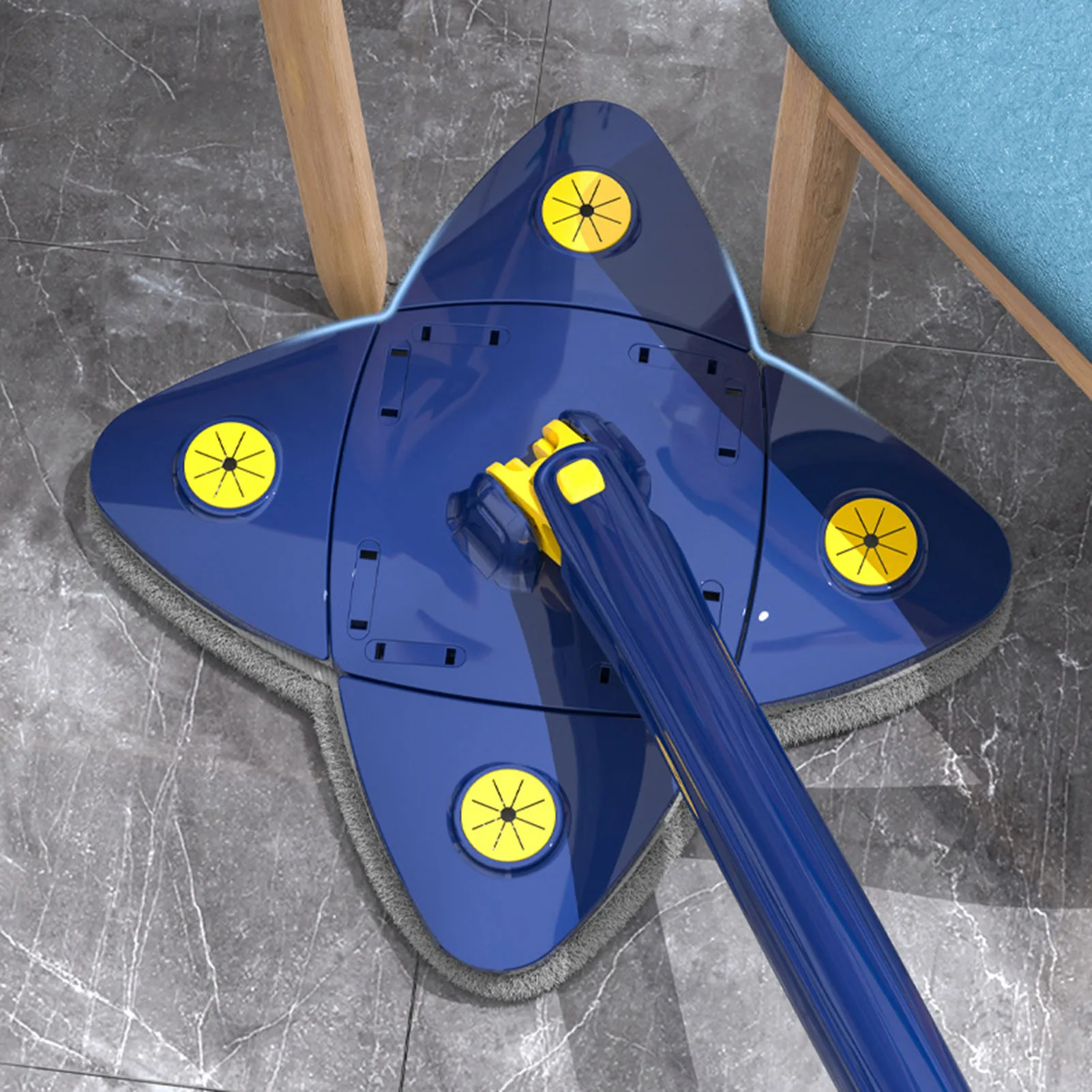 

Многоразовая Выдвижная Беспроводная треугольная Швабра для мытья окон из твердой древесины