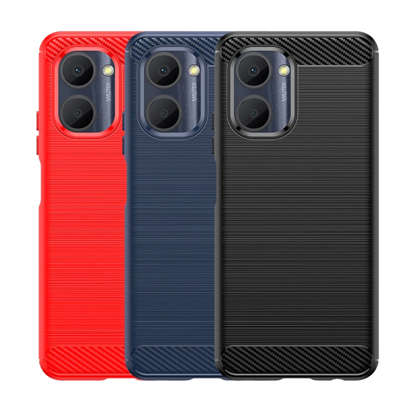 For Realme C30 Case Cover OPPO Realme C30 Capas Shockproof Bumper TPU Soft Carbon Fiber For Fundas Realme C30 C33 C30S C35 C31