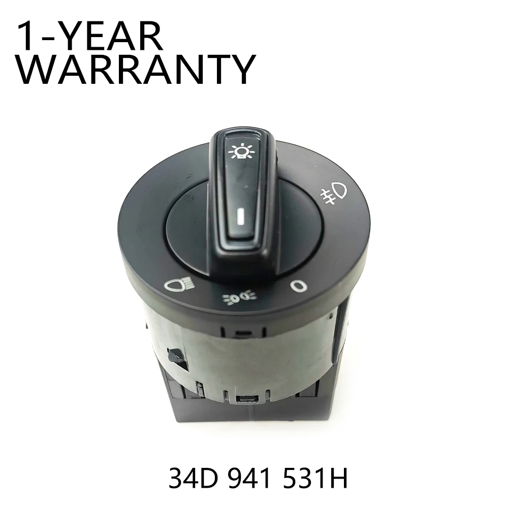 

Headlight Switch 34D941531H FOR VW JETTA SANTANA Lavida SKODA Rapid