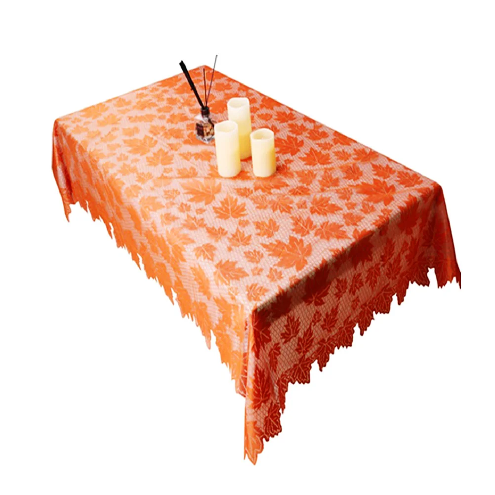 

Banquet Maple Leaf Pattern Wedding Tablecloth Table Decoration for Thanksgiving Party Banquet
