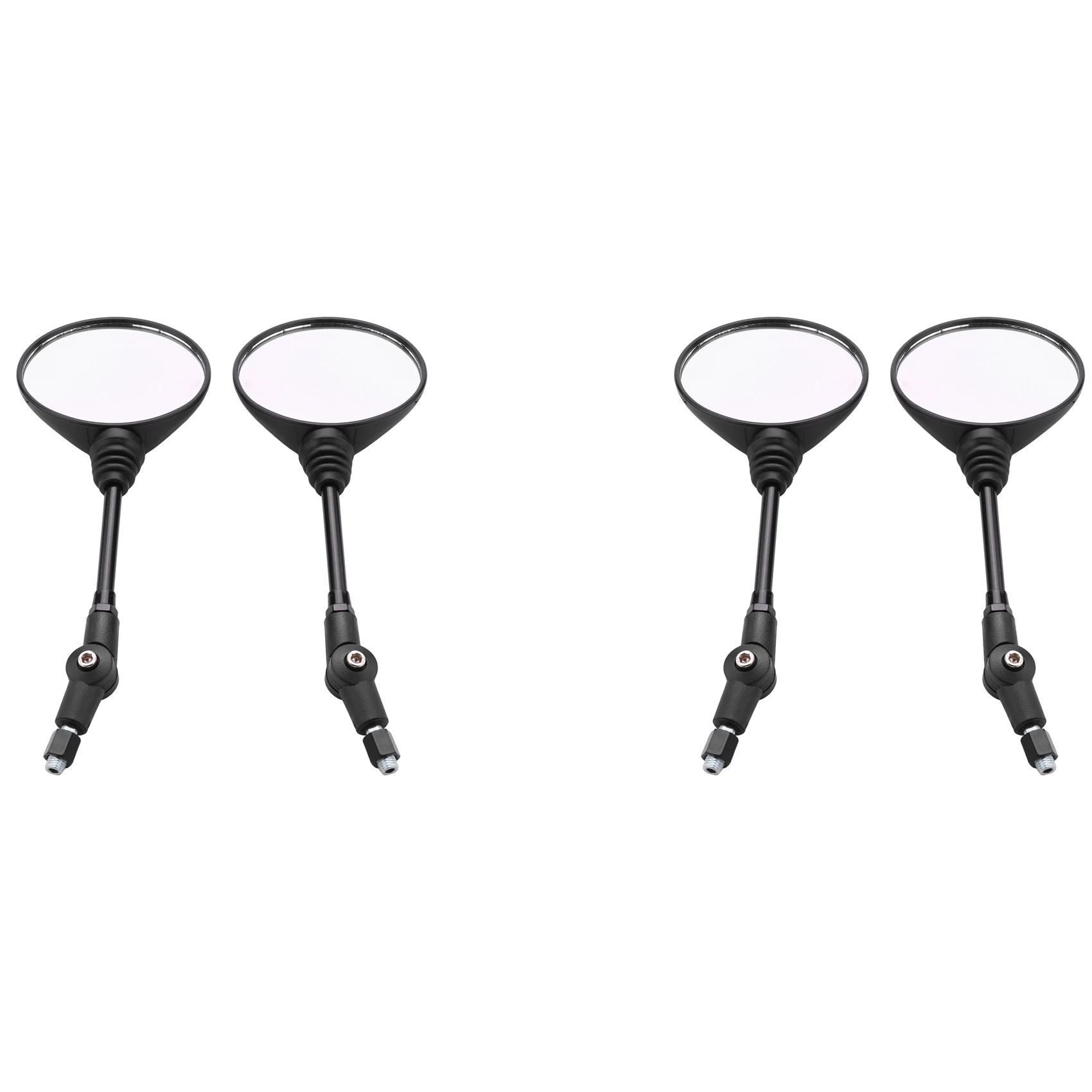 

4X Universal Motorcycle Folding Mirror Motorbike Street Bike Side Mirrors Rearview Scooter Mirror 8/10mm