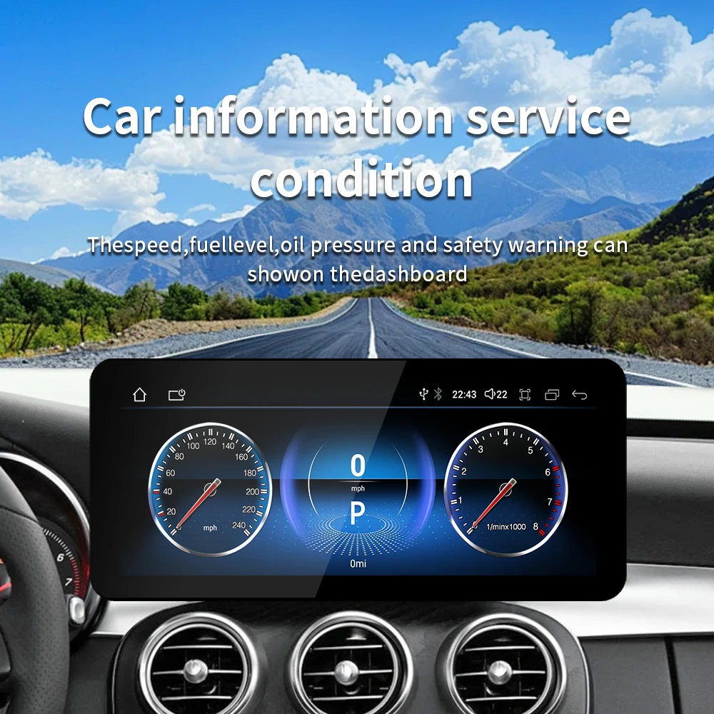 Новый Автомобильный мультимедийный беспроводной Android Авто CarPlay 10 25 дюймовый