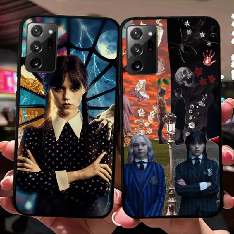 

Wednesday Addams Family Tv show Phone Case For Samsung Note 8 9 10 20 pro plus lite M 10 11 20 30 21 31 51 A 21 22 42 02 03
