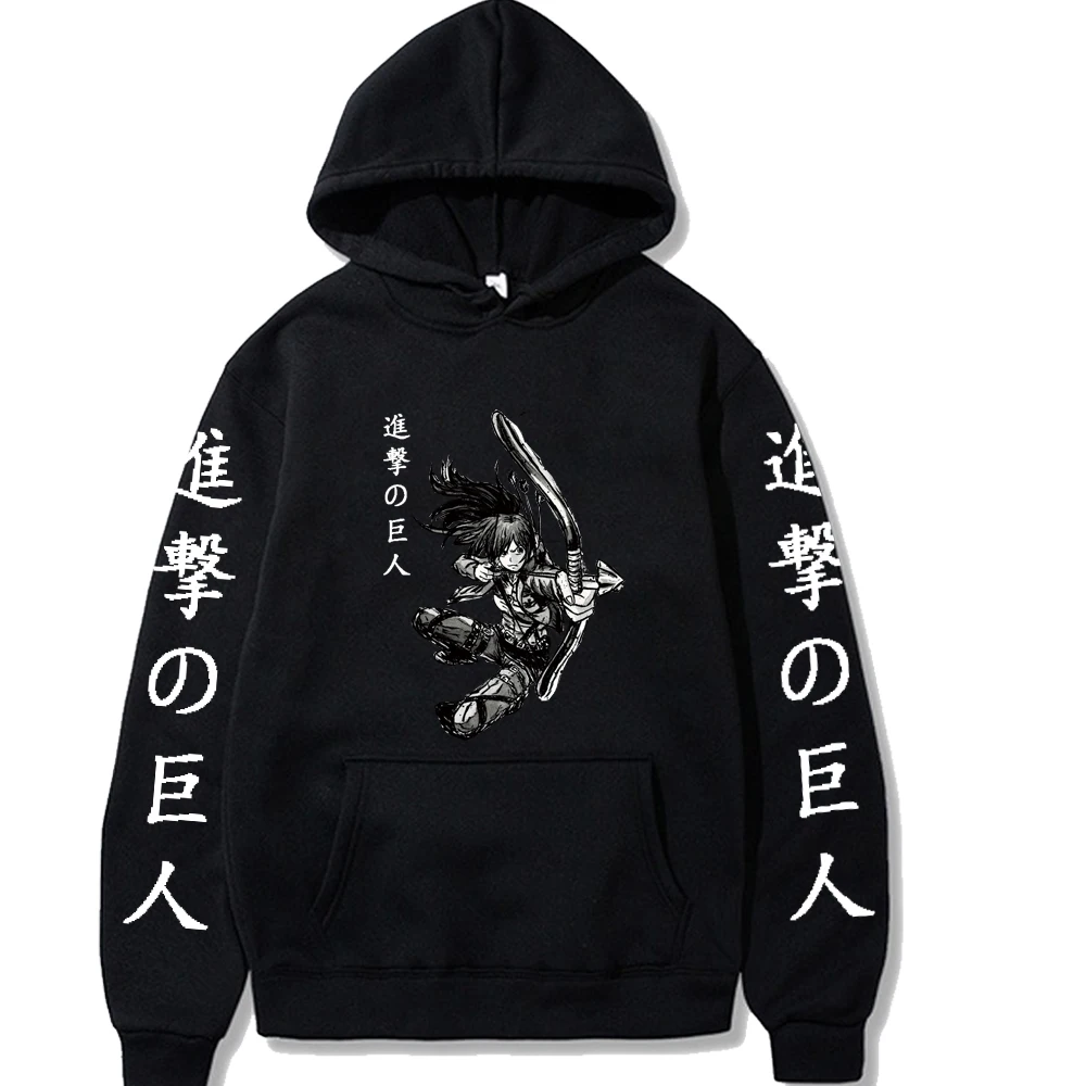 

Unisex Anime Attack on Titan Loose and Sleeves Casual Hoodie
