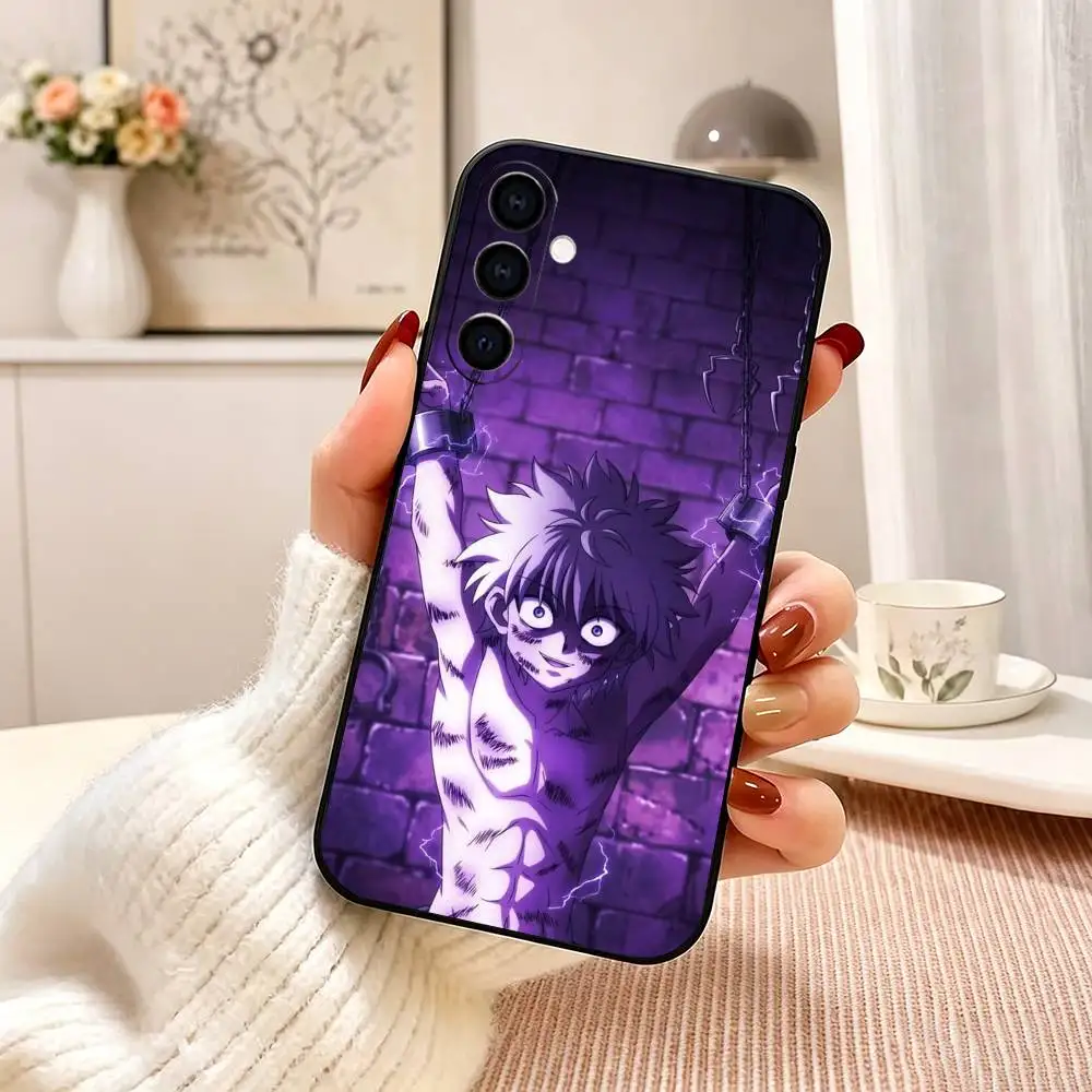 Фото Чехол для телефона Killua Zoldyck H-Hunter x Hunter для Samsung Galaxy A73, A72, A71, A70, A53, A52, A51, мягкий силиконовый черный чехол №5