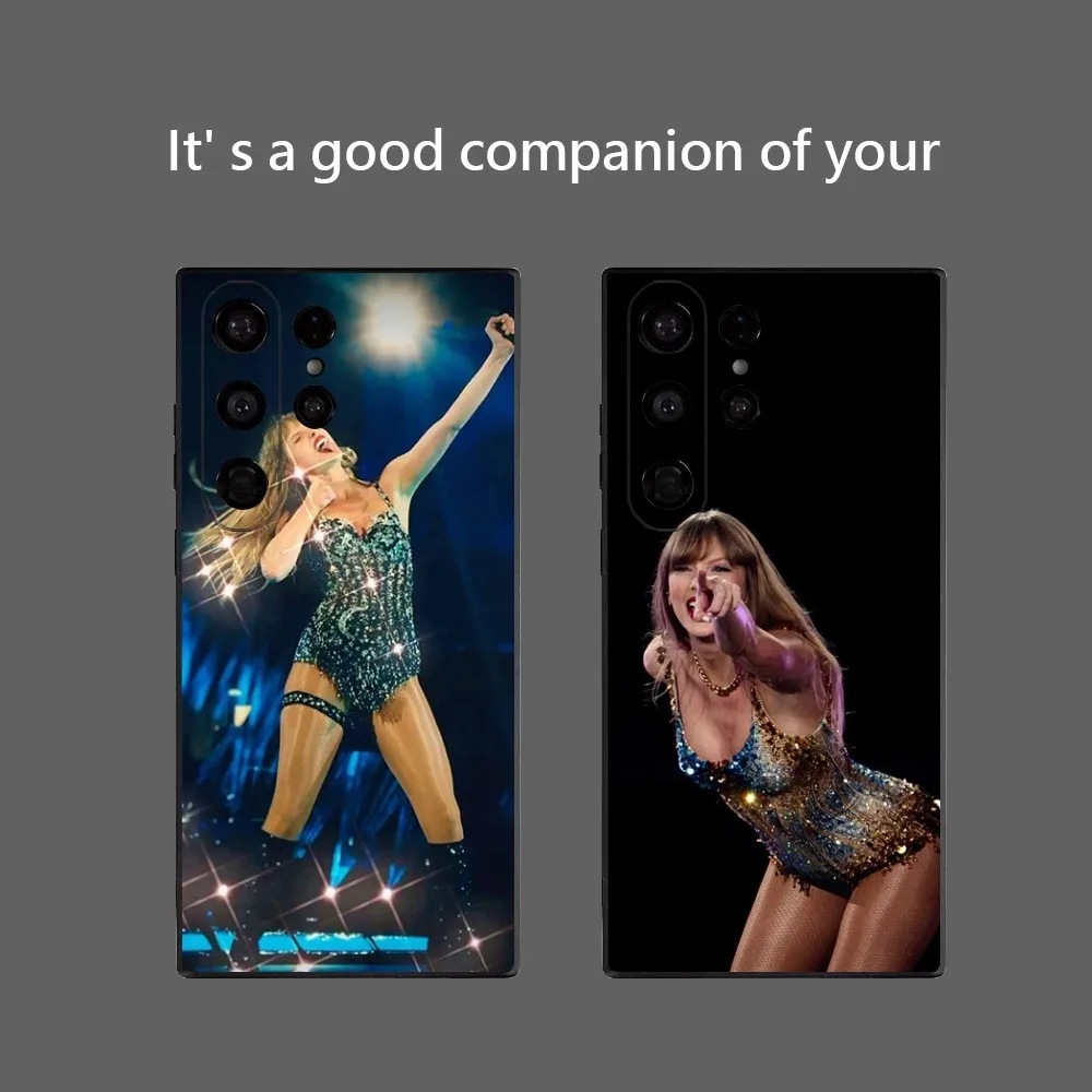 T-Taylors Singer S-Swift-T Phone Case For Samsung Galaxy S25 Ultra S22 S23 S24 S21 S20 5G Protective Soft Silicone TPU Fun