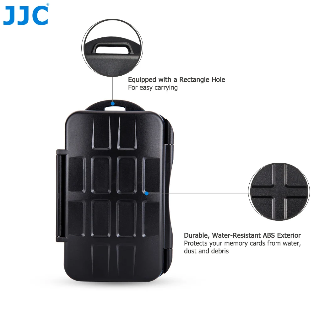 JJC Storage 8 Nintendo Switch Game Card + Micro SD Case Water-Resistant Memory |