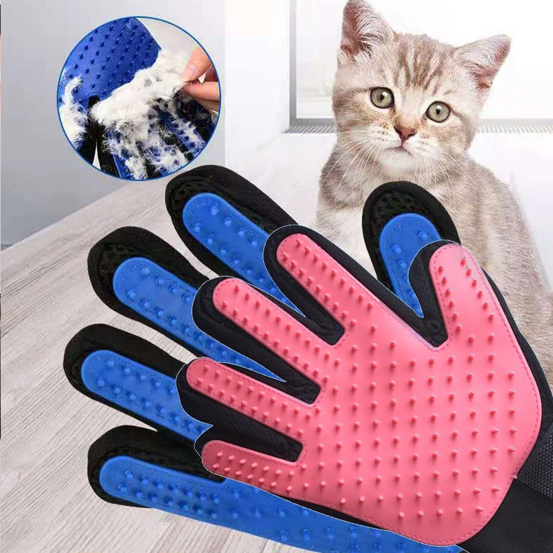 

Gloves For Cats Hairs Cat Combing Brush Glove Glove To Remove Dog Hair Kitten Grooming Glove Pet Lint Remover Cat Accessories