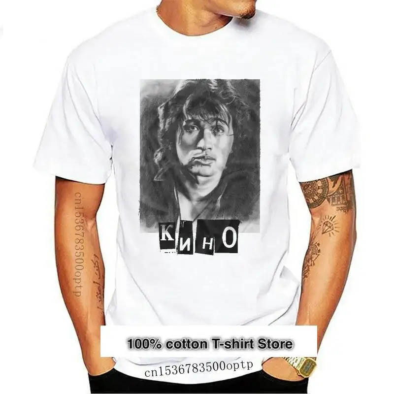 

Camiseta de algodón con cuello redondo para hombre, prenda de vestir, con estampado de Kino, Victor Tsoi, novedad de 2020