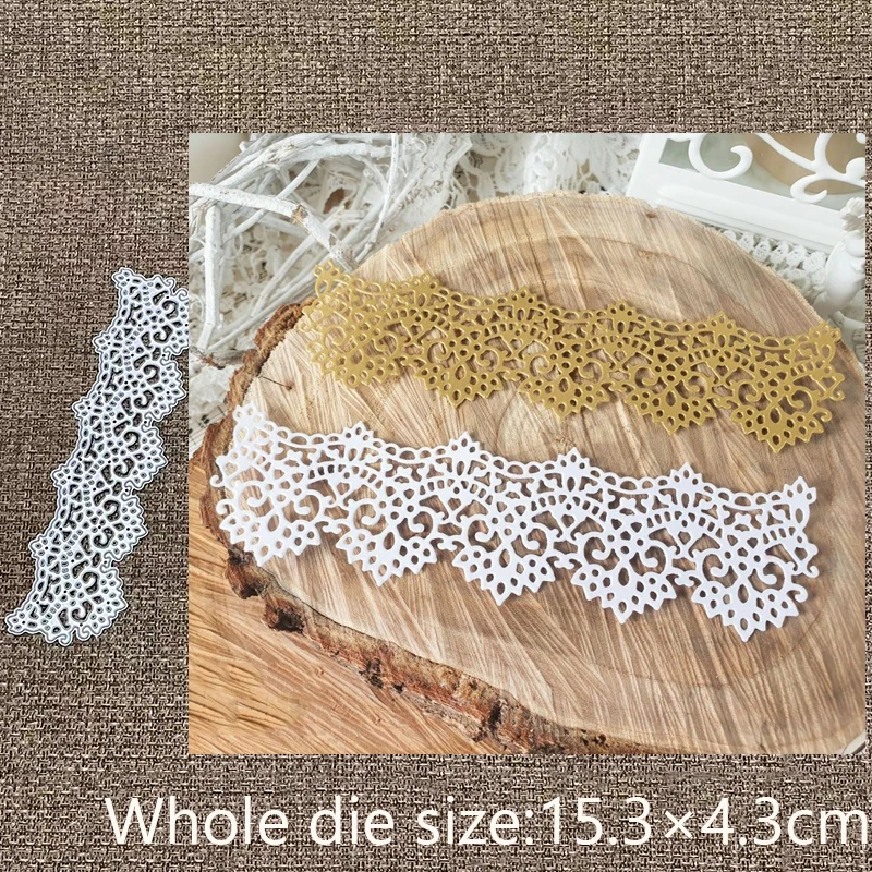 

XLDesign Craft Metal stencil mold Cutting Die lace edge decoration scrapbook die cuts Album Paper Card Craft Embossing