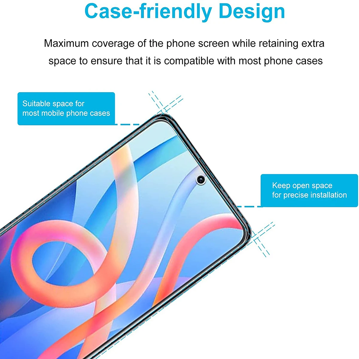3Pcs Protective Glass For Poco X5 Pro X3 X4 Pro M5 F4 GT 5G Tempered Screen Protector For Redmi Note 11 9 Pro 10 12C C50 Glass