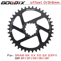 goldix mtb mountain bike sprocket 30t32t34t36t38t crank speed for sram 1112s nx xx xo gx gxp11 single disc bmx chainring