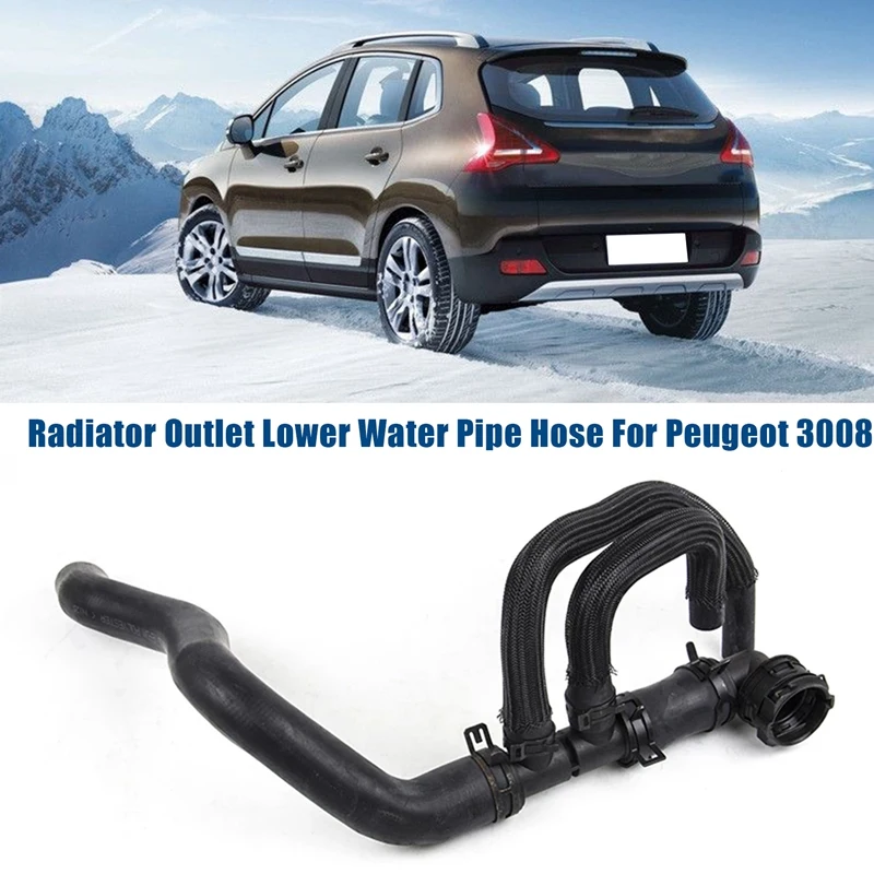 

9803703480 Выпускной нижний шланг радиатора для водопроводной трубы для Peugeot 3008 -Citroen C4 C4L 1,6 T