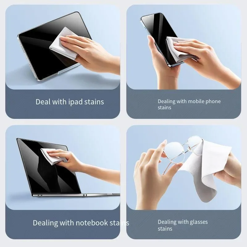 Ткань для полировки экрана часов мягкая тряпка из микрофибры чистки плоских