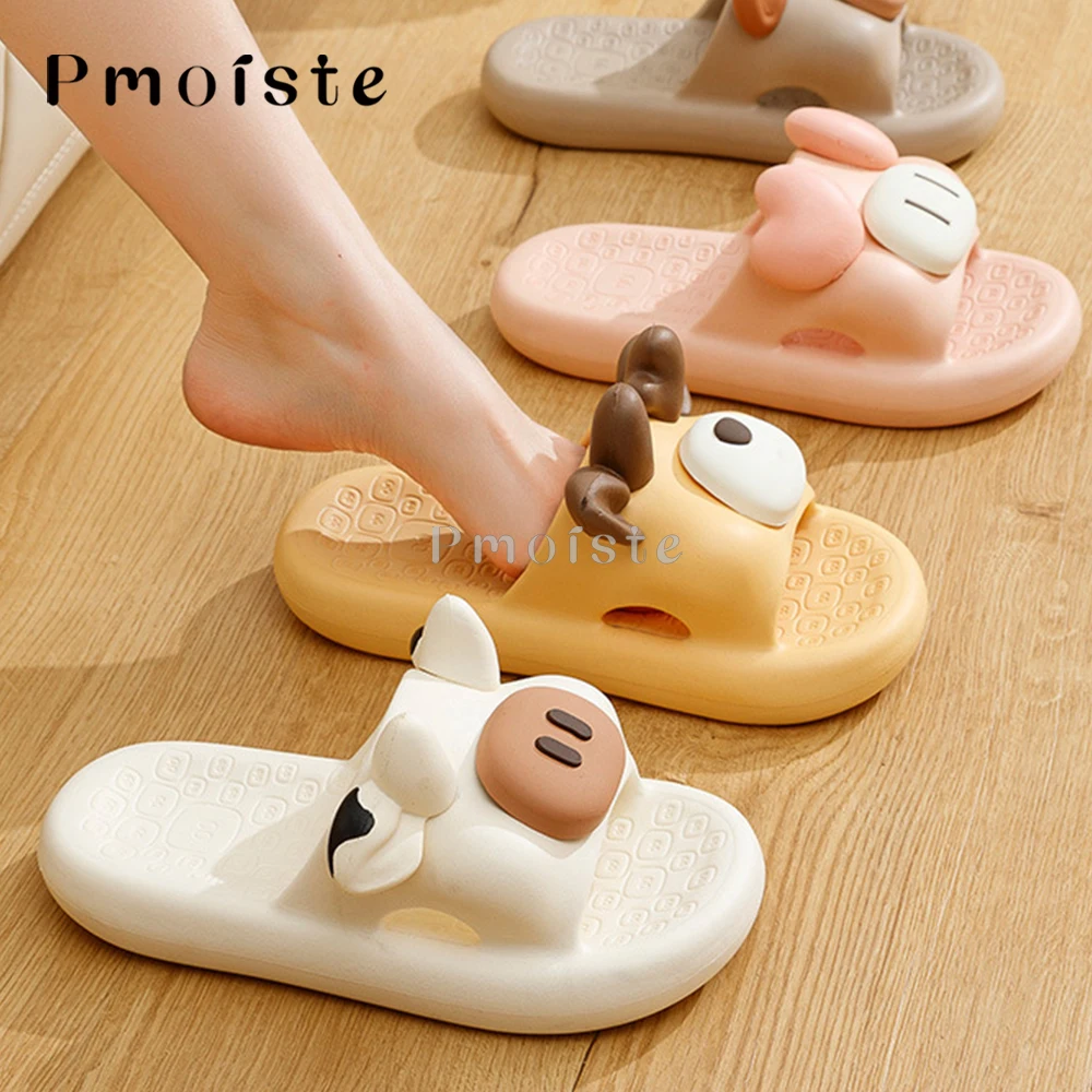 Women's Home Slippers Cute Animal Pig Slides Women Soft EVA House Slippers Cow Non Slip Summer Designer Shoes 2023 Casual Sweet