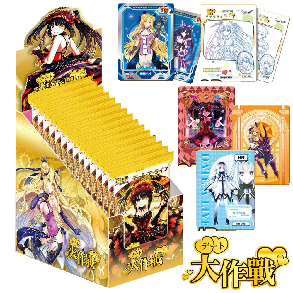 DATE A LIVE Коллекционная карта для детей Yatogami Tohka Tokisaki Kurumi Honjou Nia Изысканная