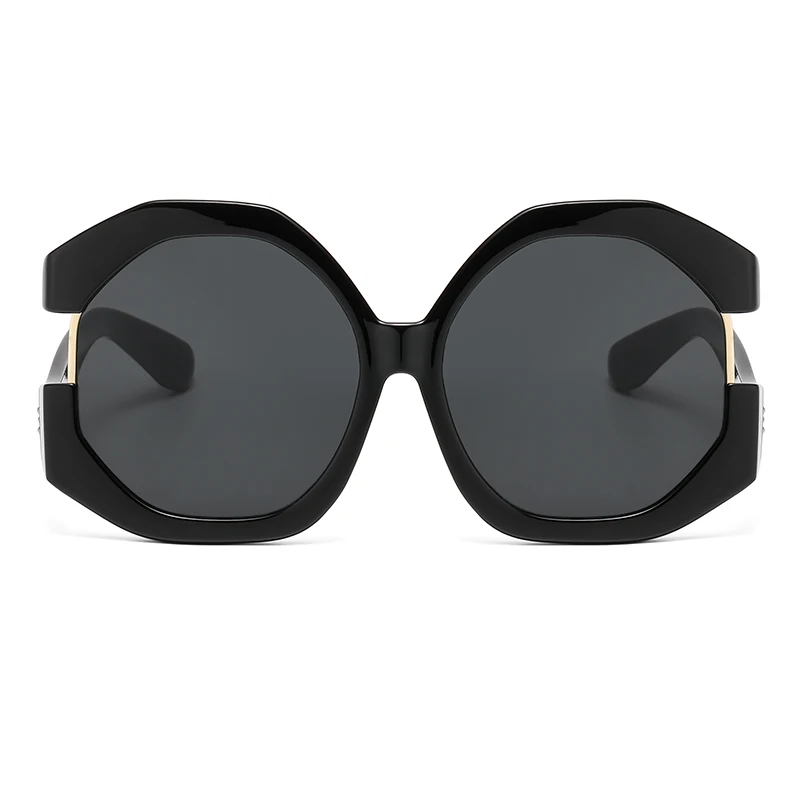 Модные негабаритные солнцезащитные очки кошачий глаз женские новые