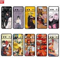 hot naruto cute boy shockproof cover for google pixel 6 6a 5 4 5a 4a xl pro 5g tpu soft silicone black phone case fundas coque