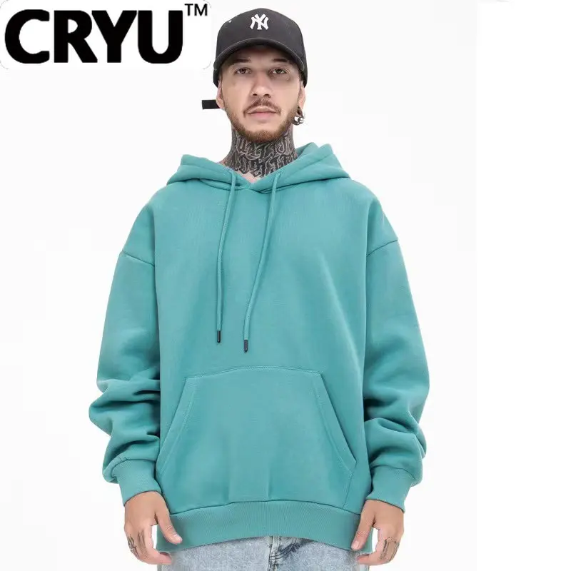 

CRYU High-quality 24-color solid color fleece hoodie