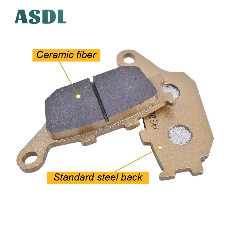 

Motor Bike Rear Brake Pads For Suzuki SV 400 650 1000 DL 650 V-Strom GSF 650 1200 1250 Bandit GSX 650 1250 For Kawasaki KLE 1000