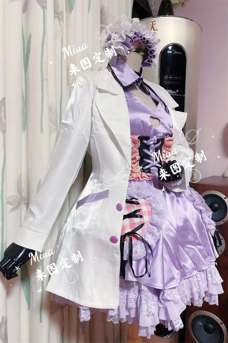 

COSMART [Customized] Vtuber Sukoya Kana Cosplay Costume Nurse Lolita Dress Gorgeous Uniform Halloween Party Outfit For Women New