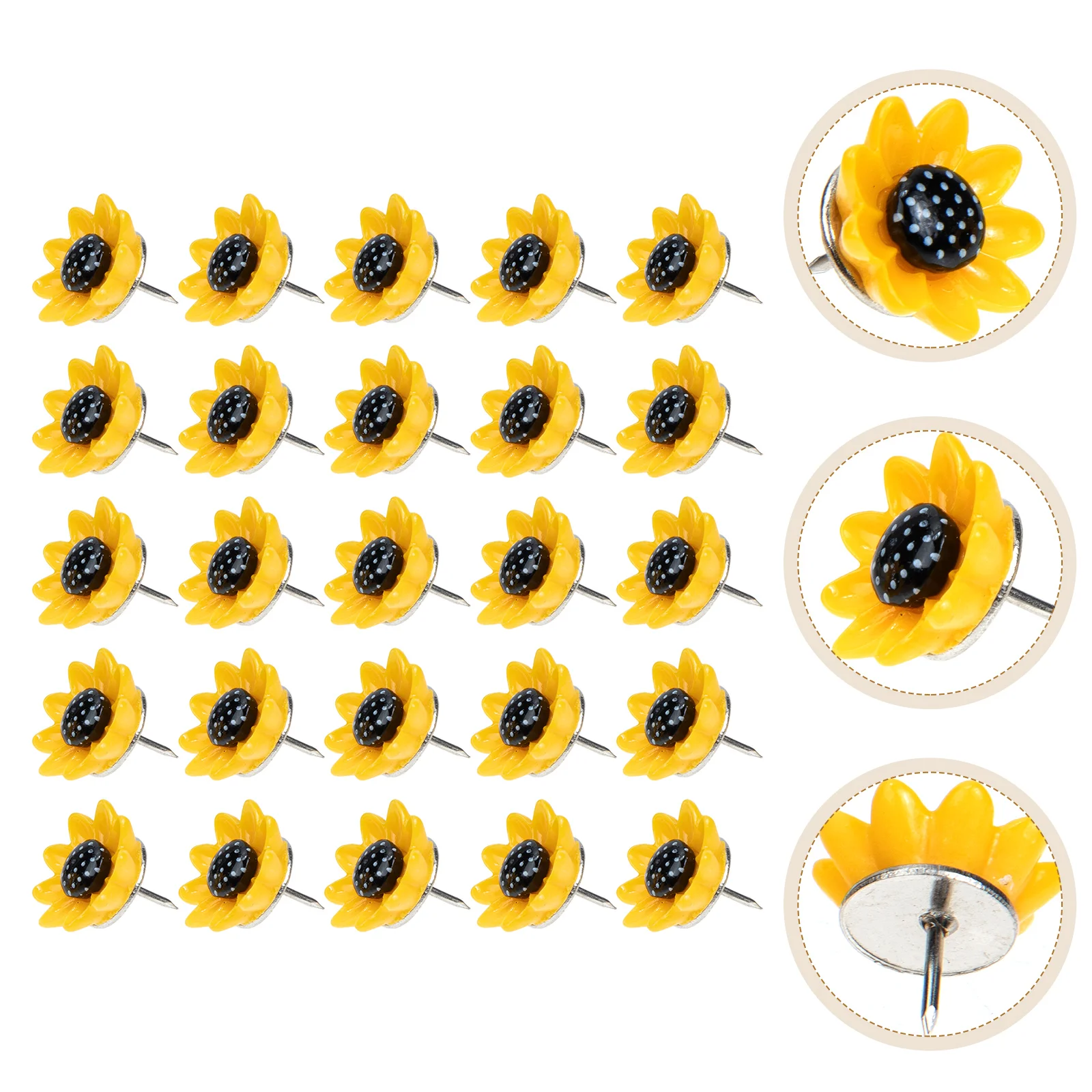 

Tacks Pushbrads Decorative Paper Boardflower Pin Bulk Crafts Thumb Thumbtacks Pushpins Sunflower Wall Cork Photo Classroom Shape