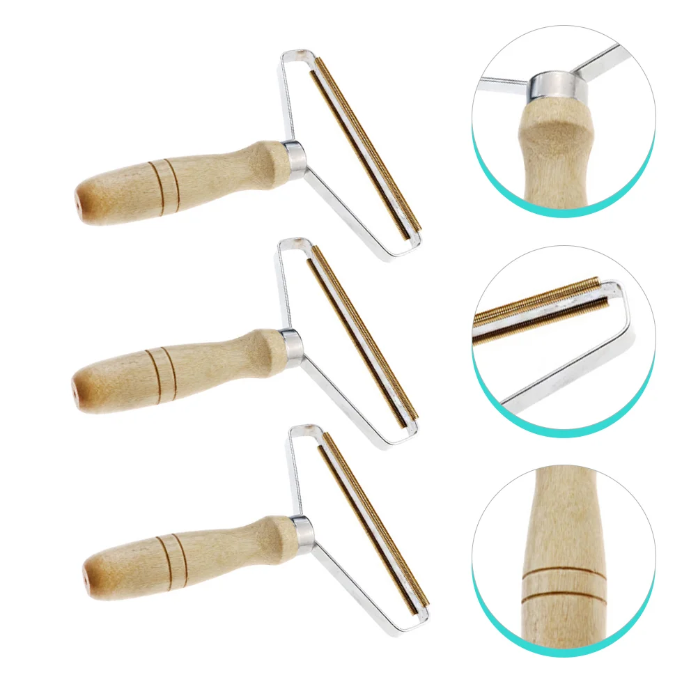 

3pcs Portable Clothes Lint Removers Manually Portable Lint Remover for Home