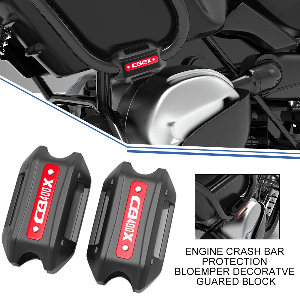 

Бампер для мотоцикла, 25 мм, защита двигателя, декоративный блок для Honda CB400X CB400 CB 400X2021 2022, аксессуары
