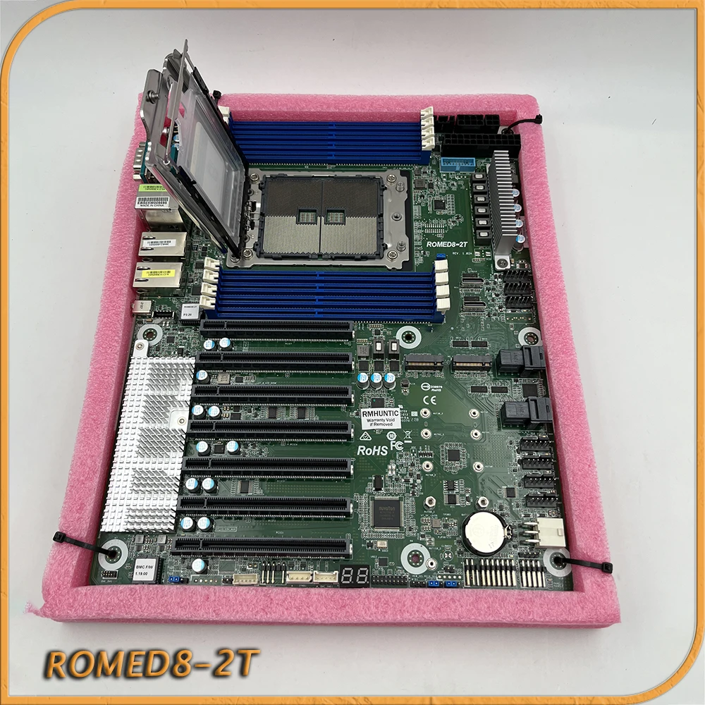 ROMED8-2T для серверной рабочей станции Asrock материнская плата SP3 LGA4094 DDR4 PCIE 4.0