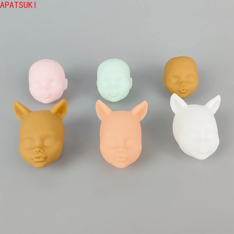 

Soft Rubber Practice Makeup Doll Head For Monster High Doll 1/6 BJD Doll's Practicing Makeup Monster Heads Without Hair