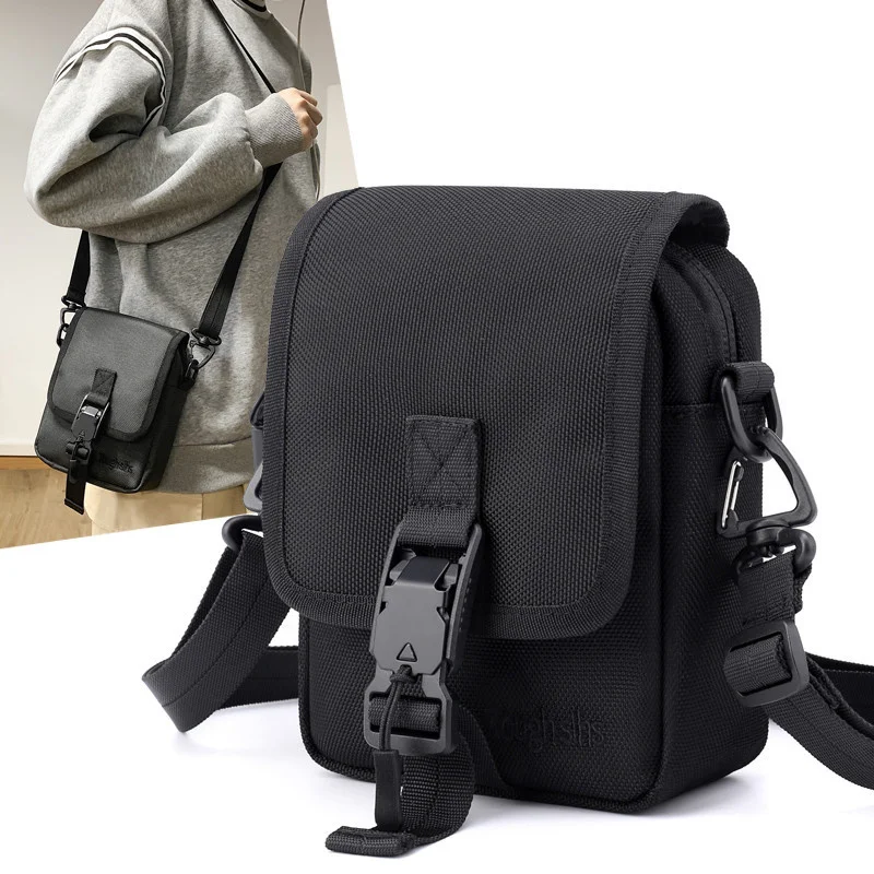 

New men's shoulder bag fashion casual men's bag anti splash Oxford cloth messenger bag trend simple bag