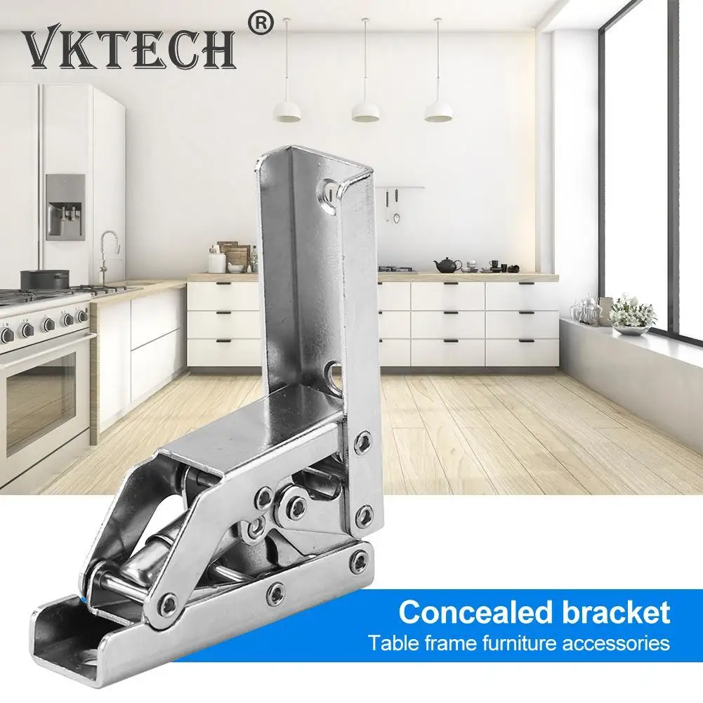 90 Degree Iron Folding Hinge Table Leg Brackets Foldable for Chair Extension Tables Self Locking Fold Feet Hinges |
