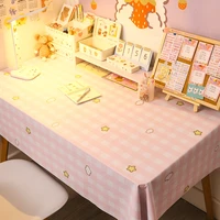 waterproof oil proof wash free scald proof desk ins student lovely girl heart online celebrity dining table pvc table mat