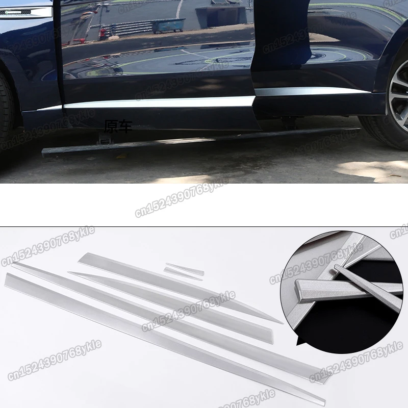 

matt silver car door edge body kit trims chrome for jaguar f-pace 2016 2017 2018 2019 2020 2021 2022 f pace accessories styling