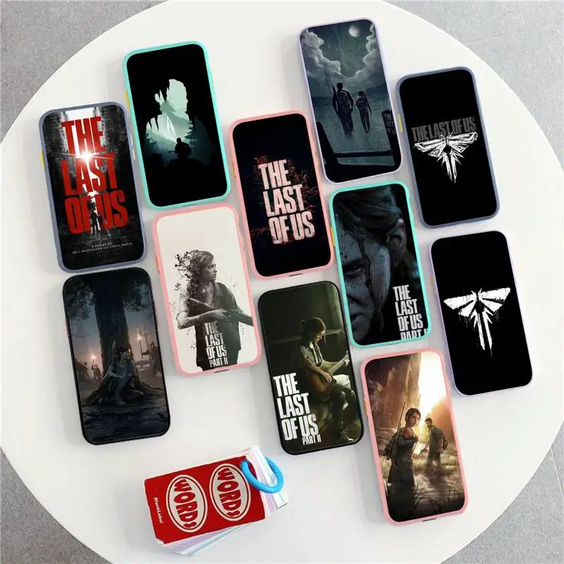 

The Last of Us 2 Phone Case for iPhone X XR XS 7 8 Plus 11 12 13 pro MAX 13mini Translucent Matte Case