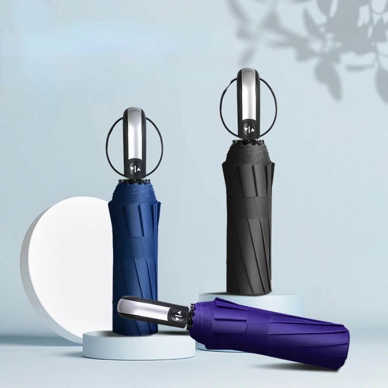 

Автоматический зонт в деловом стиле для мужчин и женщин, с 16 ребрами