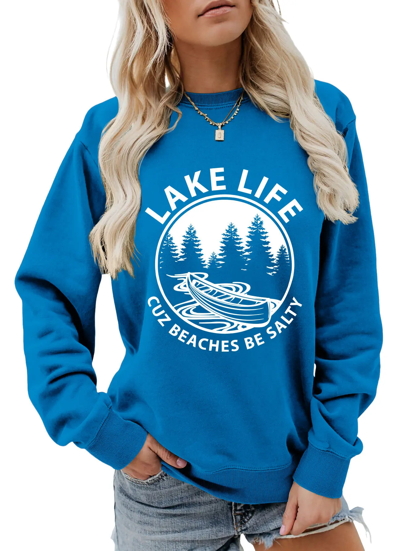 Женская футболка с длинным рукавом и принтом повседневный Свободный Топ круглым