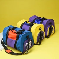color stitching unisex outdoor bag wet dry separation fitness equipment training shoulder bag multifunctional sports gym bag