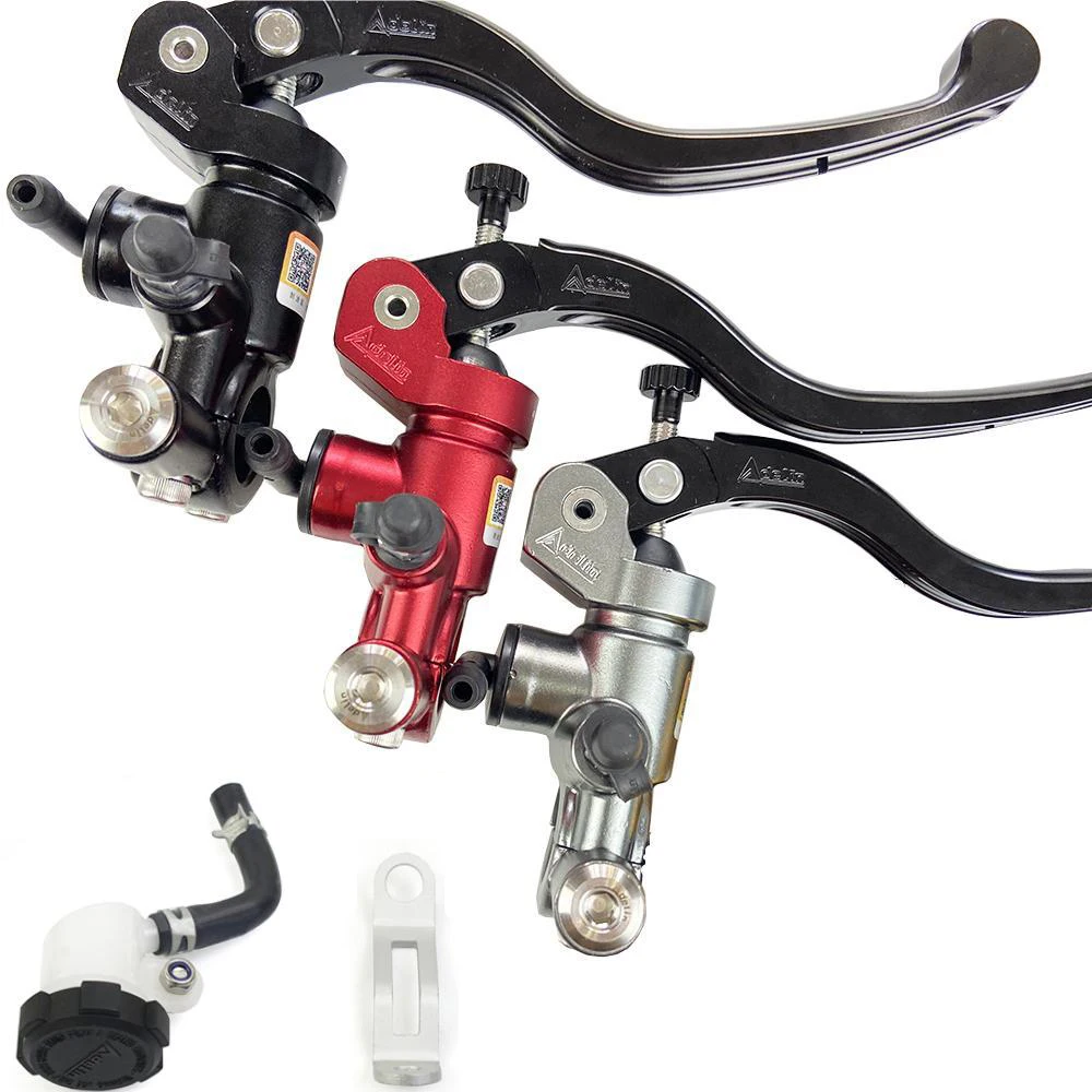 Универсальный мотоциклетный тормозной насос Adelin PX1 piston14 мм 15 мм, тормозная муфта, ручка рычага главного цилиндра для Yamaha Kawasaki Suzuki