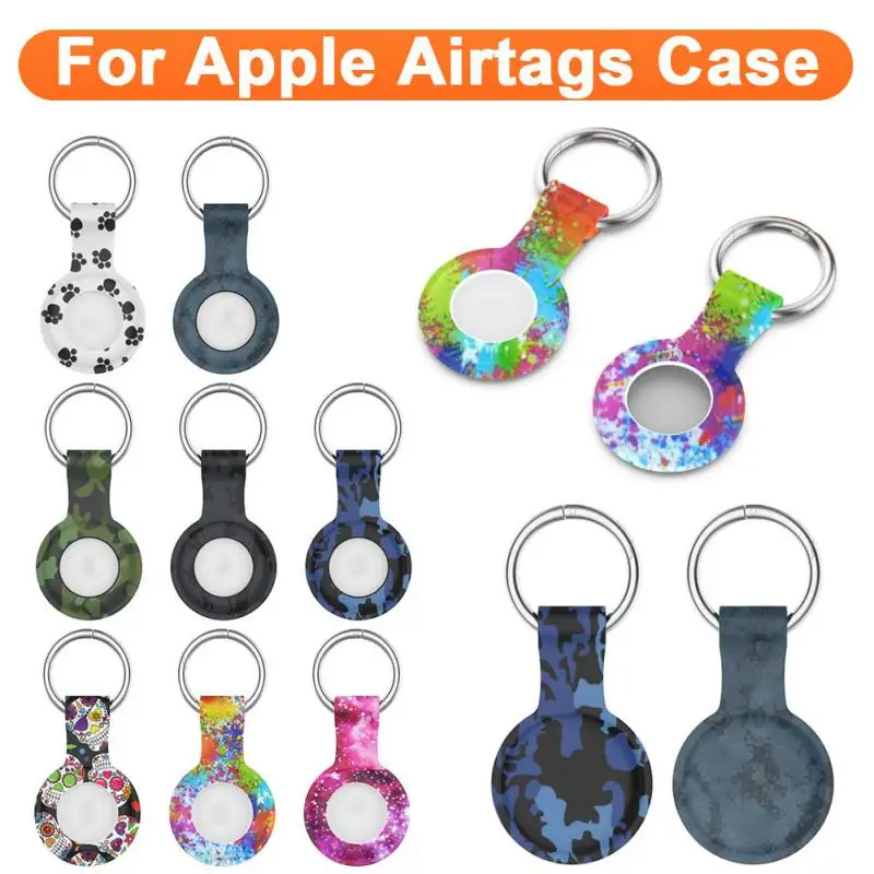 

Silicone Keychain For Apple Airtags Case Protective Sleeve For Airtags Tracker Anti-lost Device Protective Sleeve For Airtags
